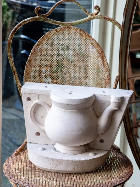 A pair of Royal Doulton teapot moulds