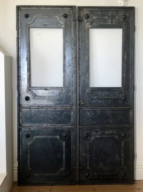 Fabulous pair of steel doors c.1920