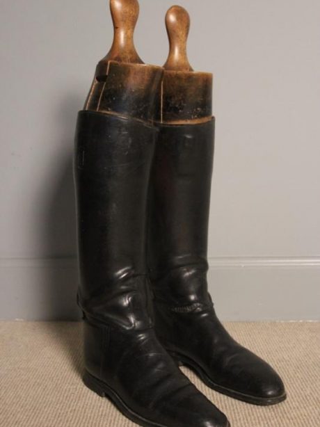 A pair of Gents' Edwardian Henry Maxwell Leather Riding Boots