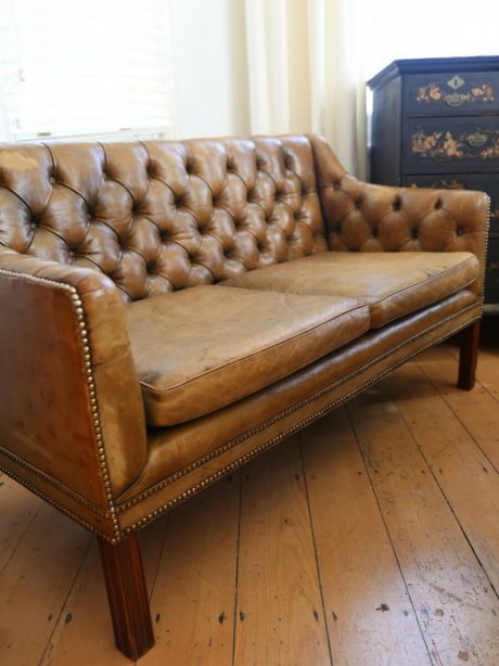 A fabulous little English two seater sofa c.1940