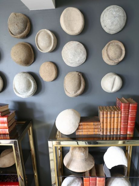 Collection of mid-century hat moulds