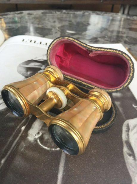 Antique mother of pearl opera glasses. c. 1880