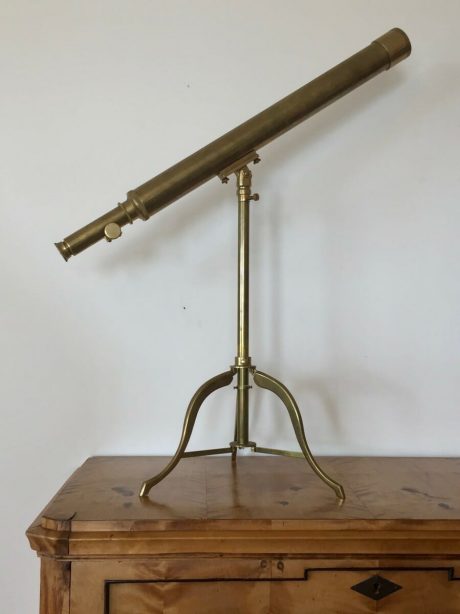 NAIRNE LONDON Brass Refractor Library Telescope 1908