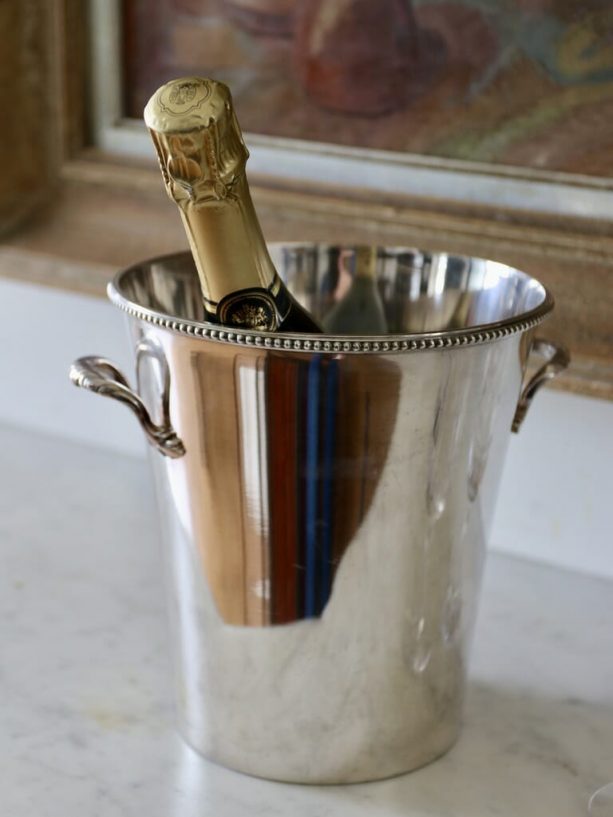 Vintage silver plate champagne bucket European Antiques — free download