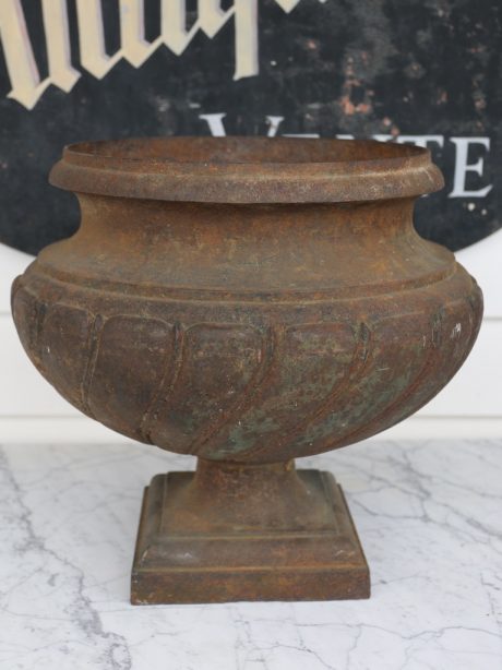 Cast iron garden urn c.1900
