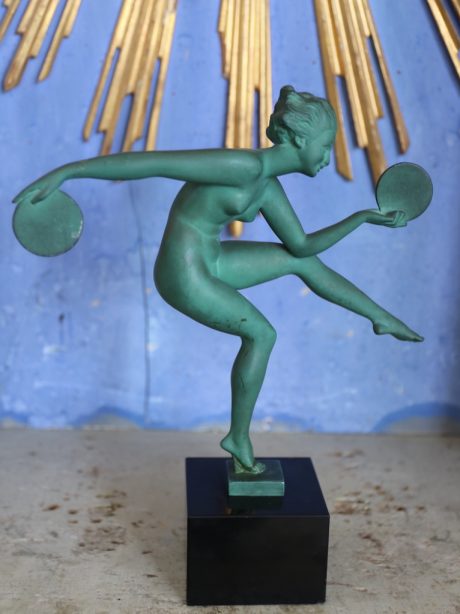 Rare French Art deco bronze sculpture c.1920's