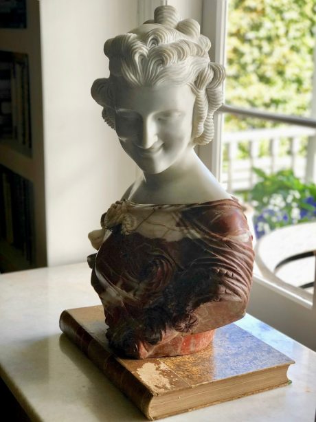 Marble sculpture buste de femme c.1900