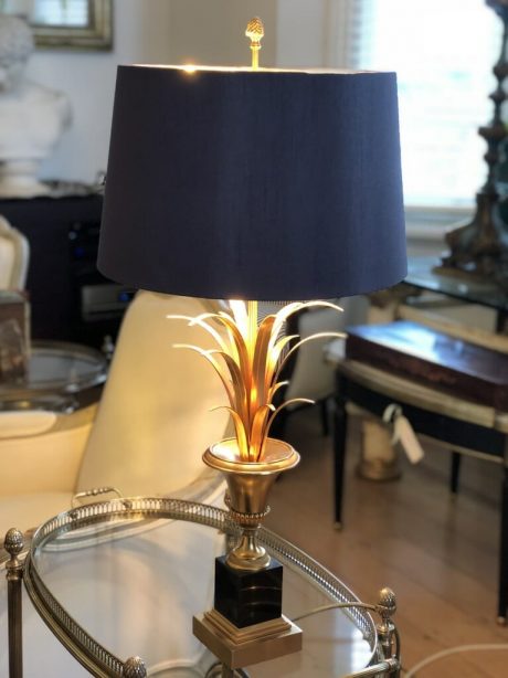 French Wheat sheaf Lamp in style of Maison Charles