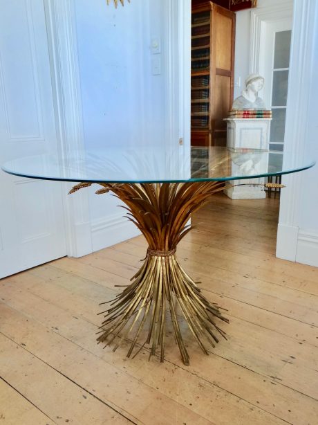 Coco Chanel wheat sheaf dining table