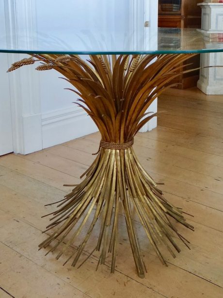 Coco Chanel wheat sheaf dining table