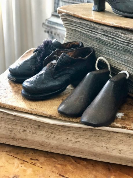 Antique miniature shoes