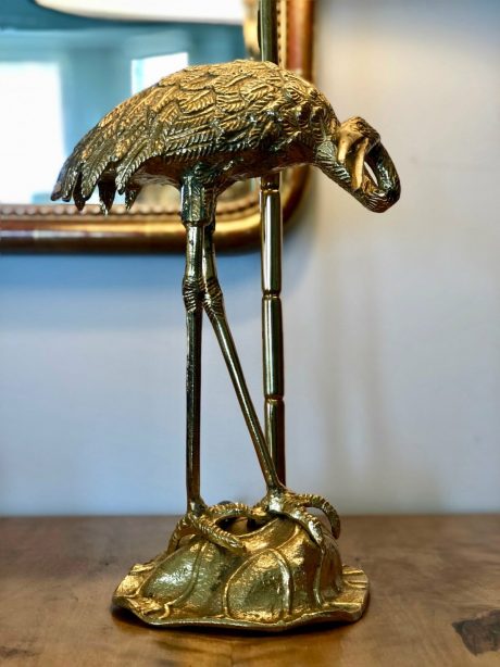 Maison Bagues Heron table lamp c.1950