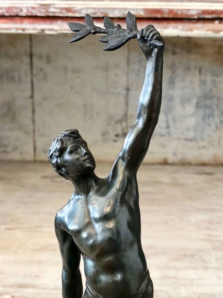 Bronze patinated spelter Olympian c.1930