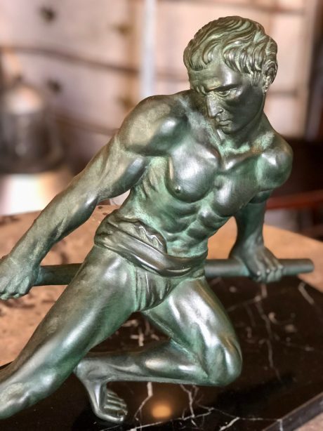 Art Deco Bronze Sculpture by Salvatore Melani