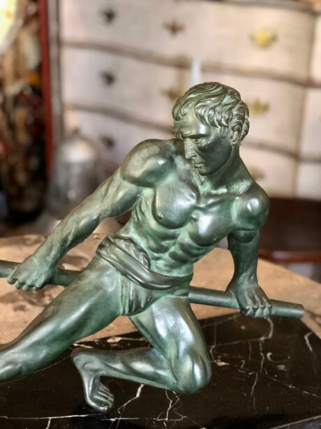 Art Deco Bronze Sculpture by Salvatore Melani