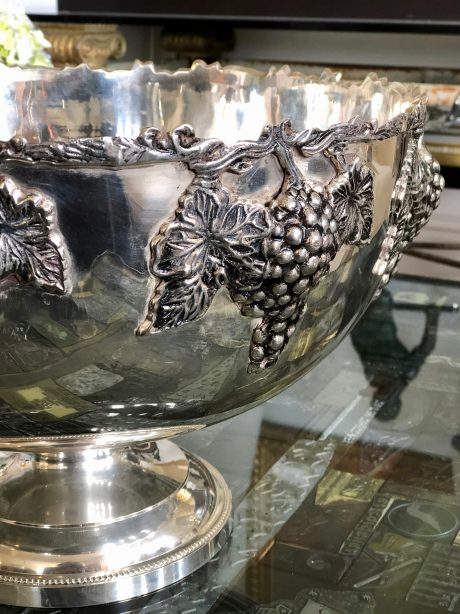 Vintage silver Plate punch bowl or wine cooler