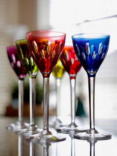 VSL 'Nestor' crystal wine glasses