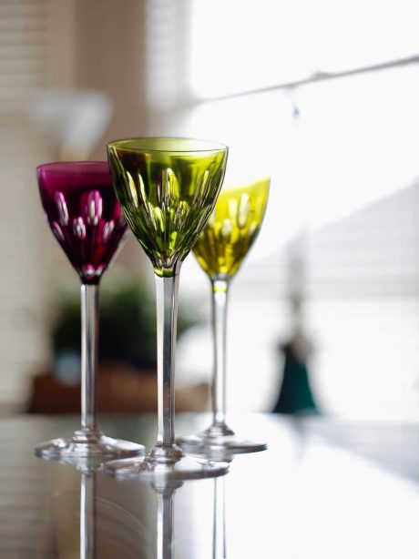 VSL 'Nestor' crystal wine glasses