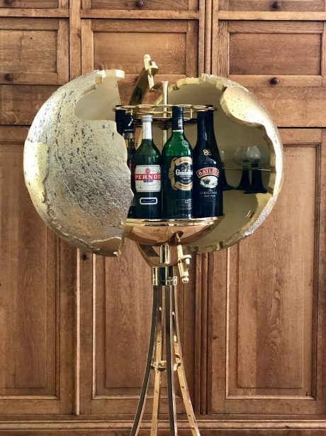 Spanish Vidal Grau Bar in the Form of a World Globe, c. 1970