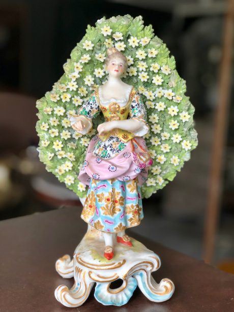 Pair of Chelsea style porcelain Figurines