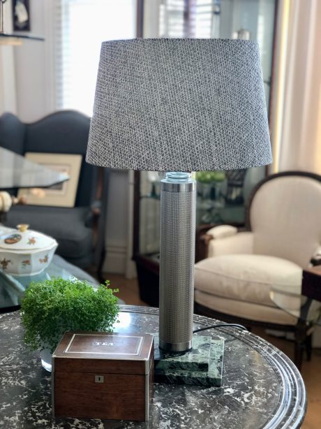 1960's Steel Printers roll lamp