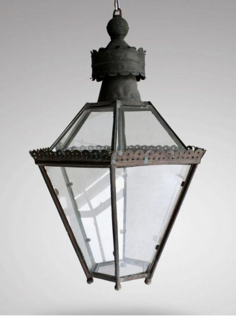 Late 19th century Copper hanging lantern c.1880