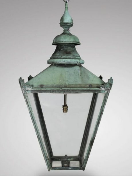 Large Victorian Copper hanging lantern