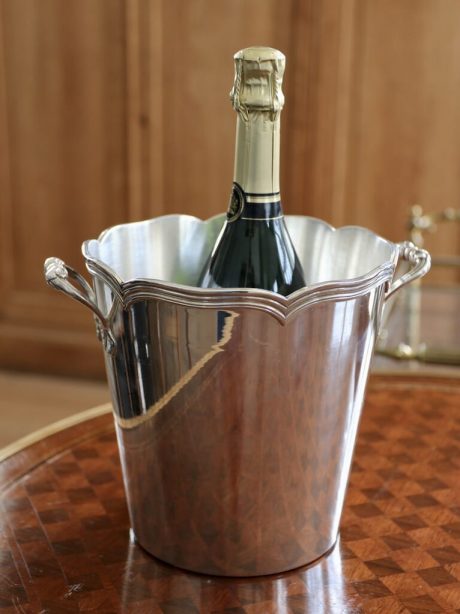 Mid century silver plate champagne bucket