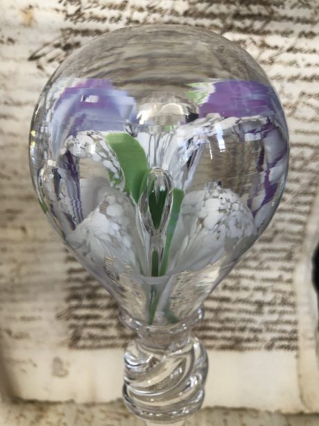 A matching pair of Crystal paperweights