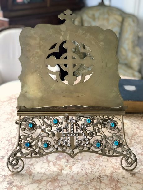 Antique Bronze Missel stand c.1900