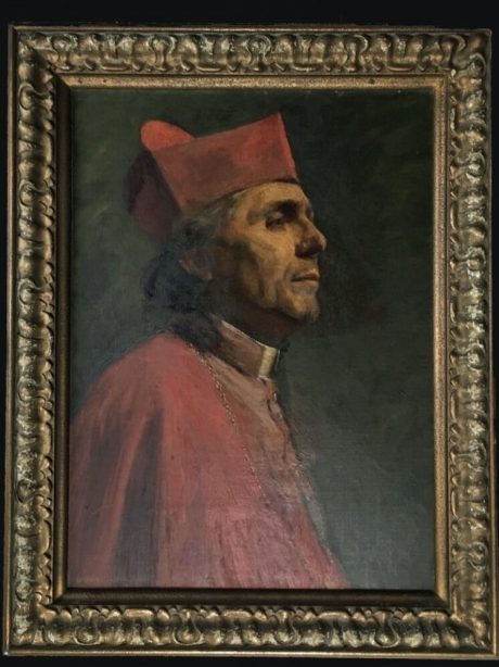 Cardinal Oil Painting by Gertrude Steel