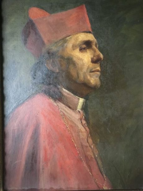 Cardinal Oil Painting by Gertrude Steel