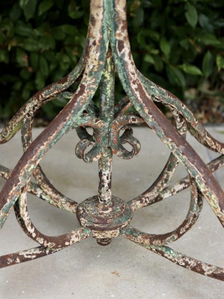 Original wrought iron Arras garden table c.1880