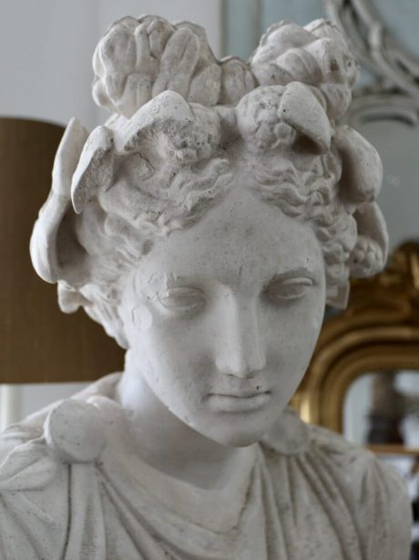 English Female Plaster Bust c.1920