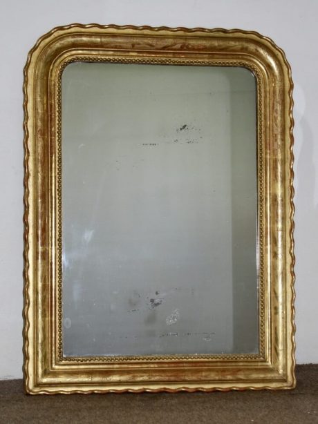 French Louis Philippe Gilt wood mirror c.1840