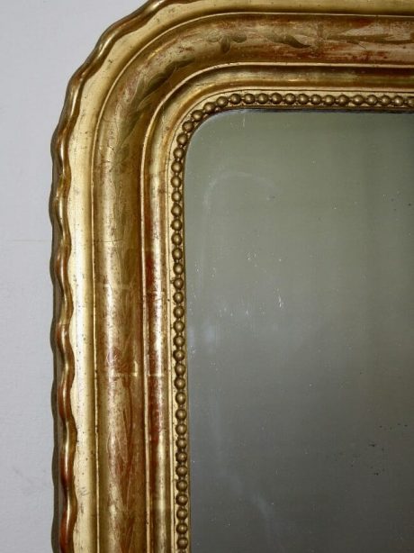 French Louis Philippe Gilt wood mirror c.1840