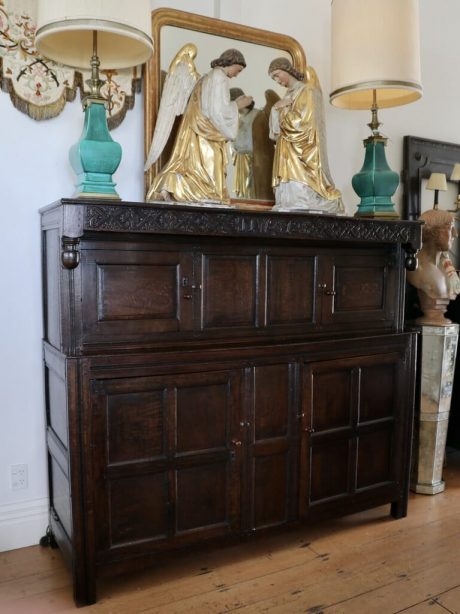 18th century oak Westmoreland cupboard