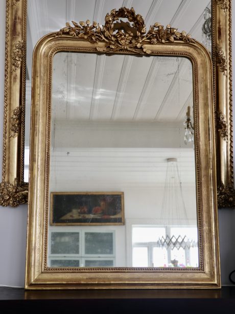 An antique French Gilt Mirror c.1860