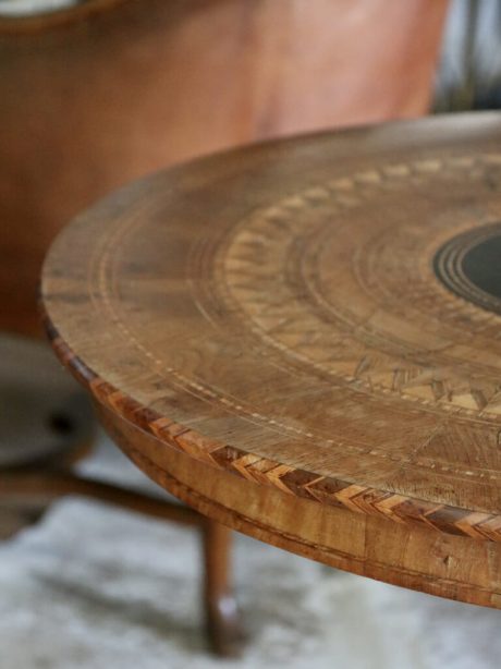 A 19th century Sorrento marquetry and parquetry occasional inlaid table