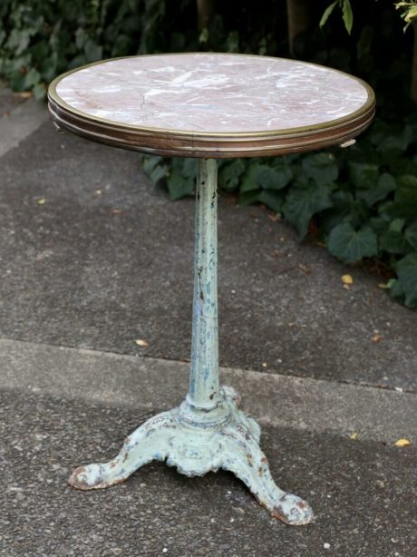 A French Café table with original makers mark c.1910