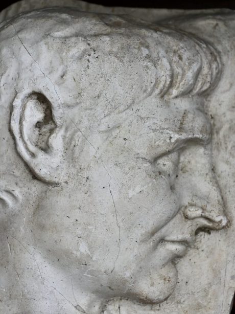 Plaster Plaque of Caesar