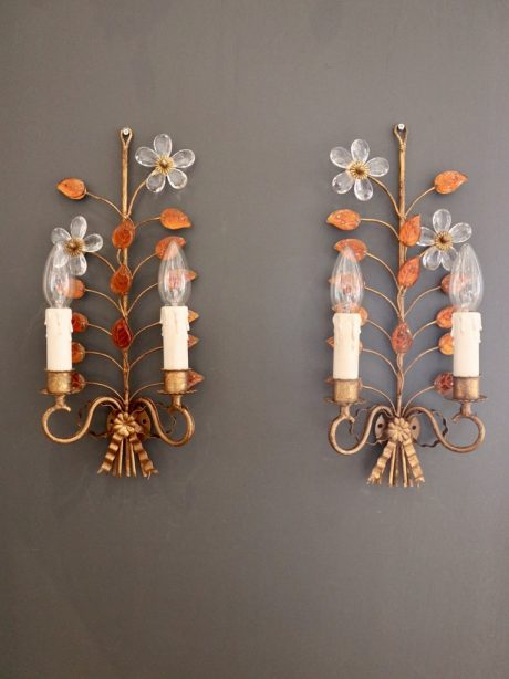 A pair of Austrian Wall Lights by Oswald Haerdtl