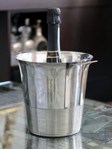 Art Deco champagne bucket by Maison Deschamps Freres, Paris