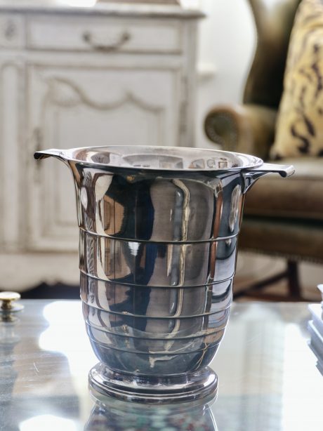 Art Deco Silver plate champagne bucket