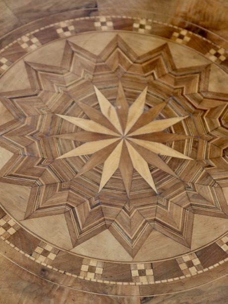 19th Century Italian Inlaid Sorrento Side Table