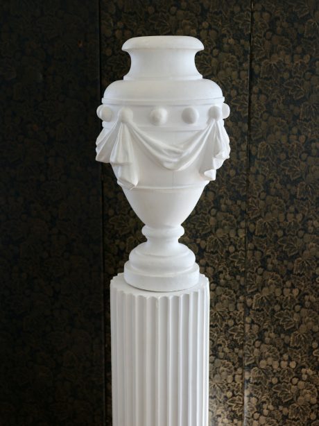 A Decorative Vintage plaster display urn