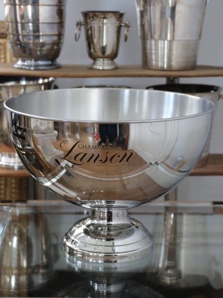 Large vintage French Lanson champagne bucket