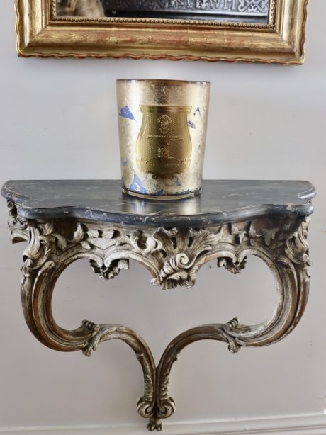 Louis XV style marble topped console table c.1880