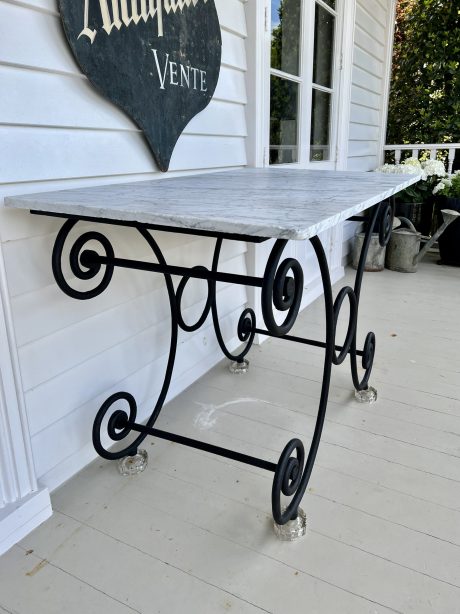 Napoleon III marble top Butchers table c.1880