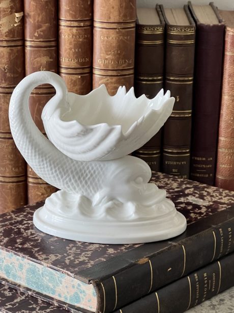 Royal Worcester figural salt or caviar dish